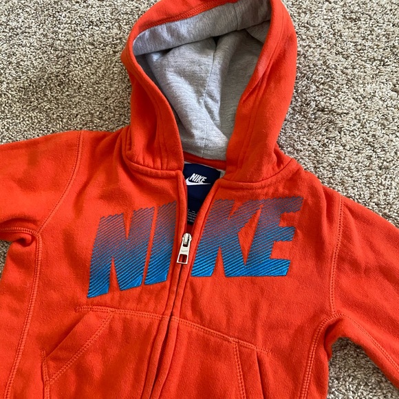 Nike toddler boys orange hooded jacket size 2T - Picture 3 of 5